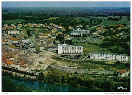 Carte Postale  88.  Chatel-sur-Moselle  Vue D'avion Trés Beau Plan - Chatel Sur Moselle
