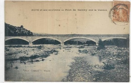 D 83. AUPS. PONT DE GAMBY SUR LE VERDON - Aups