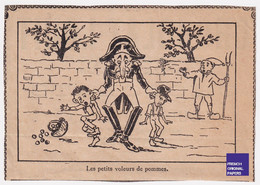 Chromo / Image Papier Chocolat Louit - Voleur De Pommes - Enfant Gendarme Directoire Punition Maraude Vol Pomme A53-72 - Louit