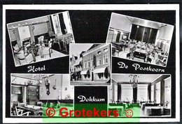 DOKKUM Hotel De Posthoorn 5-luik 1965 - Dokkum