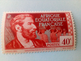 AFRIQUE EQUATORIALE FRANÇAISE - A.E.F. - French Equatorial Africa - Timbre 1940 : Pierre Savorgnan De Brazza - Nuovi