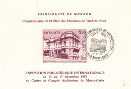 Villa Miraflores Ganzsache Monte Carlo 1987 - Covers & Documents