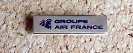 Pin's AVION - Compagnie Aérienne AIR FRANCE - GROUPE AF - Métal Chromé - Fabricant ARTHUS BERTRAND - Avions