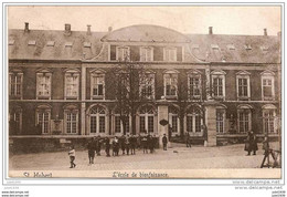 SAINT - HUBERT ..-- L' Ecole De Bienfaisance . 1907 Vers TERMONDE ( Mr Alex VAN WAESBERGHE , Huissier ) .   Voir Verso . - Saint-Hubert