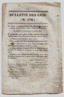 Bulletin Des Lois 170 1827 Censure De La Presse (Journaux Et écrits Périodiques)/Membres Chargés De La Surveillance... - Décrets & Lois