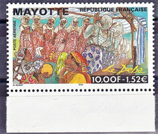 Mayotte - 10% YT PA 4 Costume Local N** MNH - Luftpost