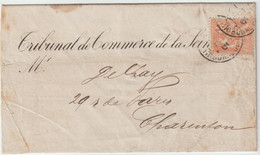 4331 Lettre 1901 Tribunal De Commerce De La Seine Greffe Faillite Société NOVO PAVLOVKA 6321 Mouchon - 1877-1920: Période Semi Moderne