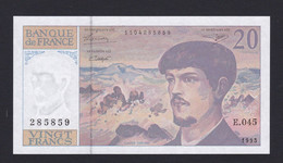 20 Francs Debussy 1993 Alphabet 045 NEUF (voir Scan) - 20 F 1980-1997 ''Debussy''