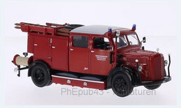 Mercedes TLF-15 - Fire Department - Daimler-Benz Sindelfingen - 1950 - Lucky Die Cast - Camions