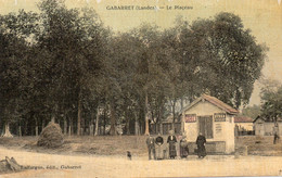 40 GABARRET LE PLACEAU BELLE ANIMATION CARTE TOILEE COULEUR - Gabarret