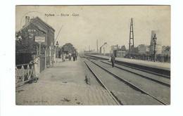 Nijlen Nylen  -  Statie - Gare   Met Sterstempel NYLEN 1924 - Nijlen