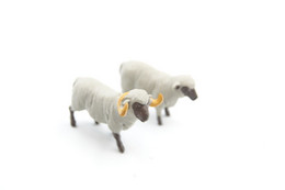 Britains Ltd, Deetail : ANIMALS : Sheep And Ram Lot Of 2 , Made In England, LTD 1979 *** - Britains