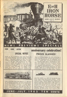 Catalogue E And H IRON HORSE 1965 June-July Digest AHM Rivarossi Aristo-Craft - Anglais