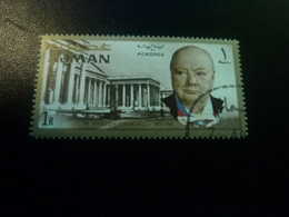 Sir Wiston Churchill (1865-1965) Homme D'état - 1r - Postage - Multicolore - Oblitéré - Année 1966 - - Sir Winston Churchill