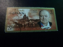 Sir Wiston Churchill (1865-1965) Homme D'état - 2r - Postage - Multicolore - Oblitéré - Année 1966 - - Sir Winston Churchill