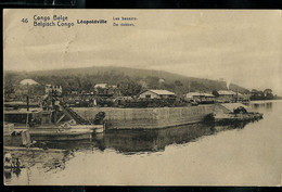 Carte Obl. N° 42 - Vue: 46: Léopoldville : Les Bassins - Obl. LISALA 27/01/1919 - Interi Postali