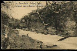 Carte Obl. N° 42 - Vue: 42: Le Lualaba - Entrée Des Gorges De Zilo - Obl. MUSHOSHI  25/04/1914 Pour Louvain  20/05/1914 - Ganzsachen