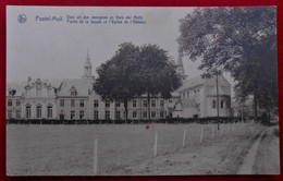 CP 1958 Postel-Moll - Deel Uit Den Voorgevel En Kerk Der Abdij - Mol