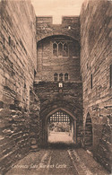 Angleterre Warwick Castle Entrance Gate Cpa + Timbre Cachet 1912 - Warwick