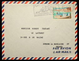 Djibouti - Flamme Port De Djibouti - Au Carrefour De 3 Continents - 1960 - Covers & Documents