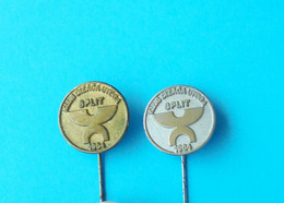 WEIGHTLIFTING CLUB SPLT Croatia Yugoslavia Pins Haltérophilie Gewichtheben Pesistica Halterofilia Levantamento De Pesos - Pesistica