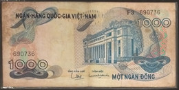 South Viet Nam Vietnam 1000 1,000 Dong VF Banknote Note 1971 - Pick # 29 / 02 Photos - Vietnam