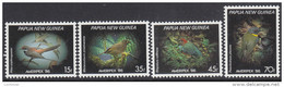 PAPUA NEW GUINEA, 1986 AMERIPEX BIRDS 4 MNH - Papouasie-Nouvelle-Guinée