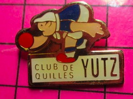 2317 Pin's Pins / Beau Et Rare / THEME : SPORTS / PETANQUE / CLUB DE QUILLES DE YUTZ - Bowling