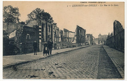 CPA - QUESNOY-SUR-DEULE (Nord) - La Rue De La Gare - Sonstige & Ohne Zuordnung
