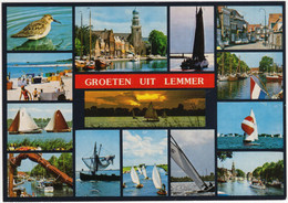 Groeten Uit Lemmer Aan Het IJsselmeer - (Friesland, Holland) - Lemmer