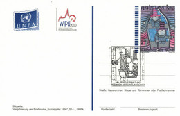 UNO Wien Menschenrechte 2000 - Hundertwasser - Ganzsache - Briefe U. Dokumente