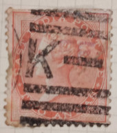 2a Two Anna Stamp India 1856 1864 No Wmk Watermark - 1854 Britse Indische Compagnie