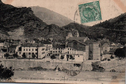 06 / ALPES MARITIMES / BREIL / VUE GENERALE / ND 101 / CARTE TAXEE / TIMBRE ITALIEN - Breil-sur-Roya