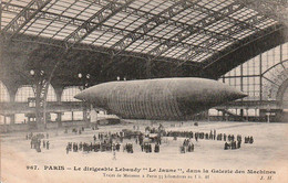 CPA - PARIS - Le Dirigeable Lebaudy "Le Jaune" Dans La Galerie Des Machines - Airships
