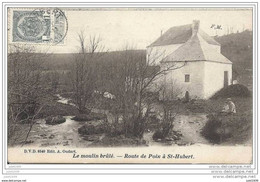 POIX ..--  DVD 8540 . Le MOULIN BRULE . 1910 Vers LOUVAIN .  Voir Verso . - Saint-Hubert