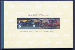 New Zealand 1996 Famous Racehorses. Complete Book W. 7 "Blocks". MINT - Carnets