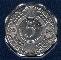 NEDERLANDSE ANTILLEN  5 CENTS 2004 KM# 33 Beatrix - Antilles Néerlandaises