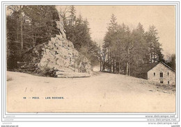 POIX ..--  Les Roches . 1908 Vers LIEGE ( Melle Rose QUOIDBACH ?? ) . Voir Verso . - Saint-Hubert