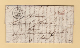 Caylus - 85 - Tarn Et Garonne - 2 Sept 1845 - PP Port Paye - 1801-1848: Precursors XIX