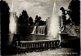 12734 - Italien - Torino , Turin , Fontana Al Valentino , Brunnen , Springbrunnen - Gelaufen 1949 - Parques & Jardines