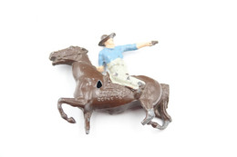 Britains, Lead, Cowboy On Horse - 1934, Made In England, *** - Britains