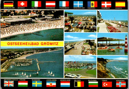 12909 - Deutschland - Ostseeheilbad Grömitz , Mehrbildkarte - Gelaufen 1981 - Grömitz