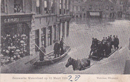 4812110Zeeuwsche Watervloed Op 12 Maart 1906. Walstraat, Vlissingen. - Vlissingen
