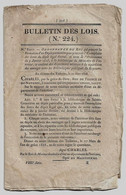 Bulletin Des Lois 224 1828 Antoine-Simon Durrieu Corse/Forêts/Communauté Des Dames Religieuses De Charleville/Soeurs - Décrets & Lois