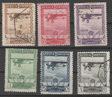 1929 Pro Exposiciones De Sevilla Y Barcelona Aereos. Serie Completa 448 A 453 - Used Stamps