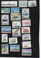 Lot Vrac BATEAUX PLUS DE 50 Timbres Cf Scan Pour Détail - Bateaux