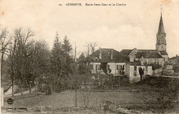 52. CPA. - AUBERIVE -  Entre Deux-Eaux Et Le Clocher De L'égise - 1918 - Scan Du Verso - - Auberive