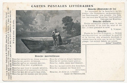 CPA - Cartes Postales Littéraires... Bouche Merveilleuse, Bouche (Royaume De La), Bouche Définie, Bouche. - Philosophie & Pensées