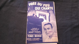 Partition Chanson Près Du Feu Qui Chante / Tino Rossi - Partituren