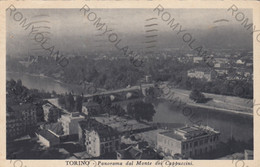 CARTOLINA  TORINO,PIEMONTE,DAL MONTE DEI CAPUCCINI,BELLA ITALIA,STORIA,CULTURA,MEMORIA,RELIGIONE,VIAGGIATA 1937 - Mole Antonelliana